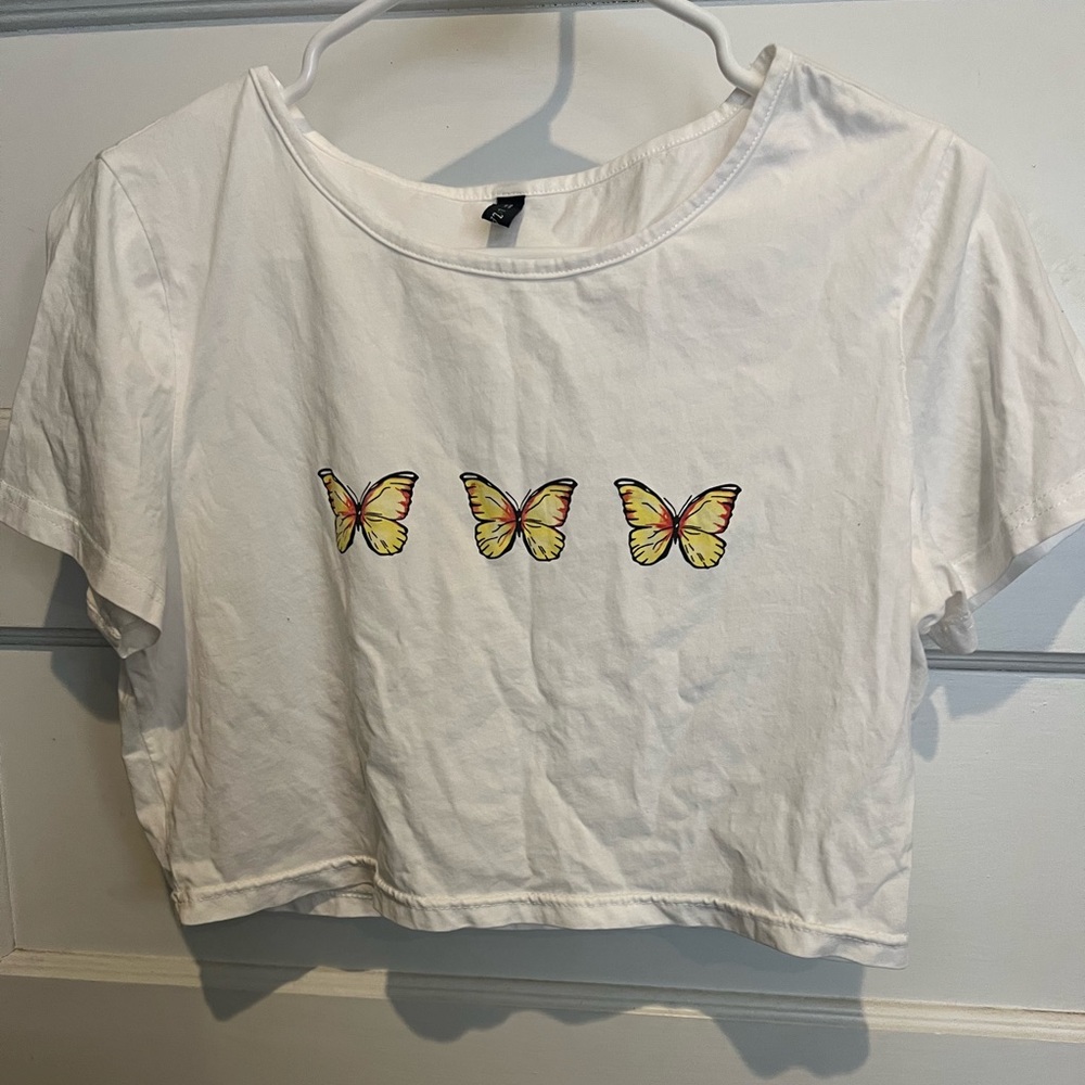 Butterfly Crop top